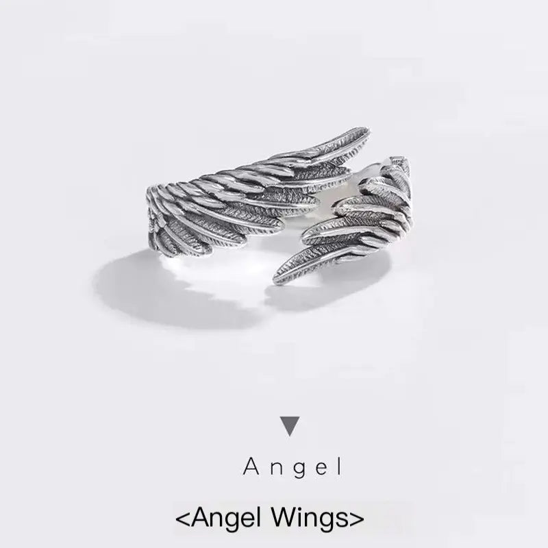 Angel And Demon Adjustable Rings