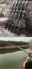 GHOTDA New Carbon Fiber & FRP Telescopic Fishing Rod (2.1–3.6M) – White Spinning Design