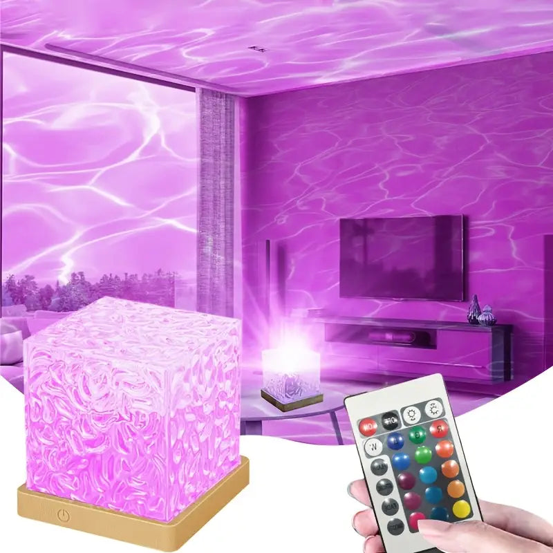 16-Color Northern Lights Projection Night Light Remote Controled