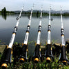 GHOTDA New Carbon Fiber & FRP Telescopic Fishing Rod (2.1–3.6M) – White Spinning Design