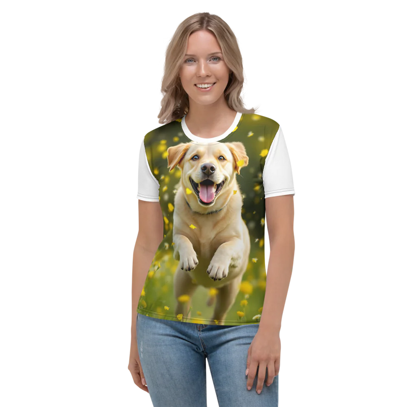 All-Over Print Women's Crew Neck T-Shirt