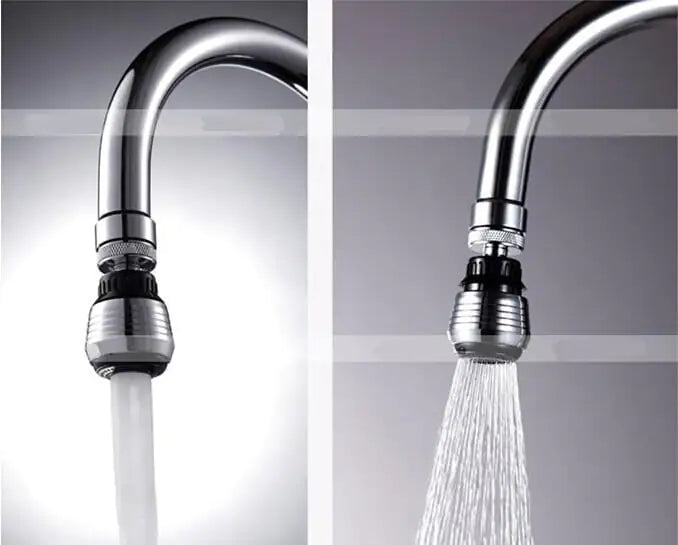 360-Degree Splash-Proof Plastic Kitchen Faucet Bubbler