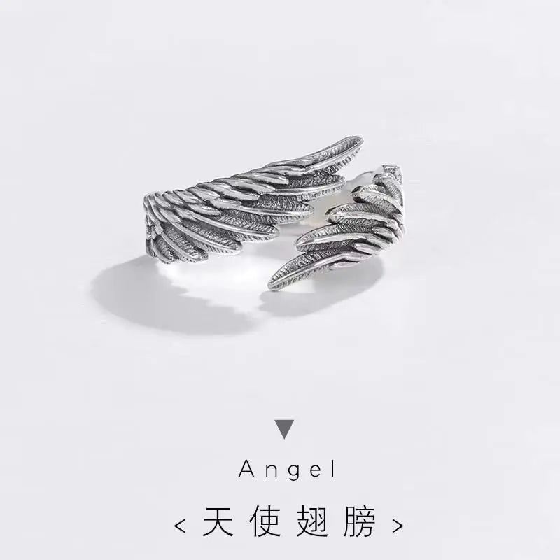 Angel And Demon Adjustable Rings