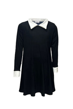 Gothic School Girl Plain Swing Fancy Dress Costume-0