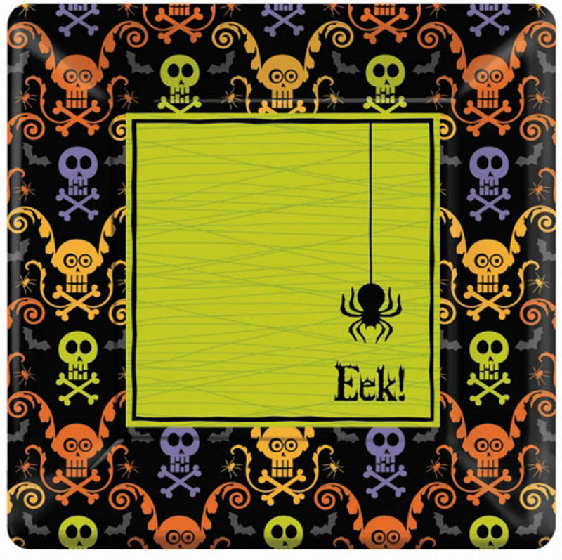 Happy Halloween Spooky Paper Plates (Pack of 8)-0
