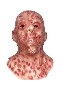 Men Scary Burnt Halloween Full Mask-2