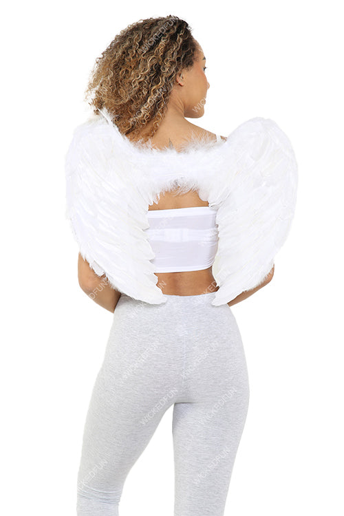 White Feather Wings Large(Folding)-0